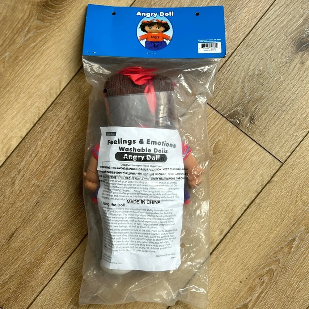 Lakeshore Feelings and Emotion Soft Doll NEW SEALED 12